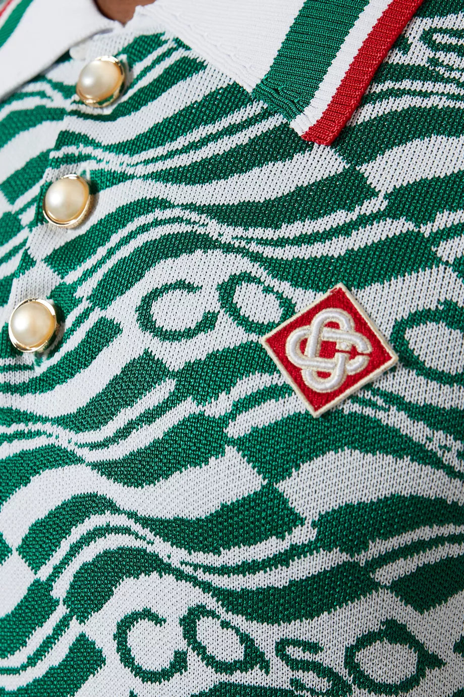 CASABLANCA
Drapeau Volant Polo Shirt