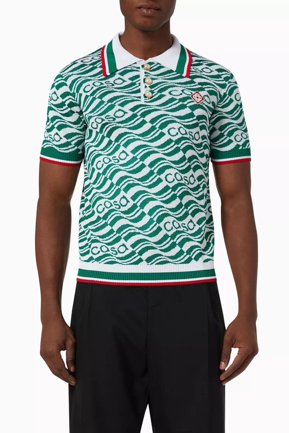 CASABLANCA
Drapeau Volant Polo Shirt