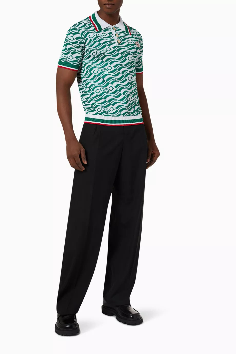 CASABLANCA
Drapeau Volant Polo Shirt