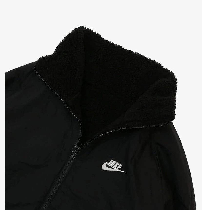 Nike SWOOSH Full Zip Jacket Boa Fleece ILLUSION GREEN/BLACK BQ6546-350