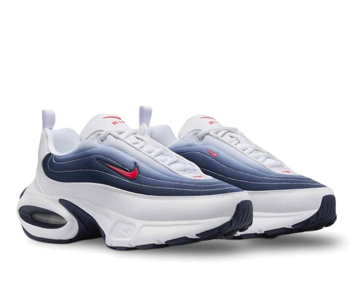 nike air max portal "White/Midnight Navy/Bright Crimson"