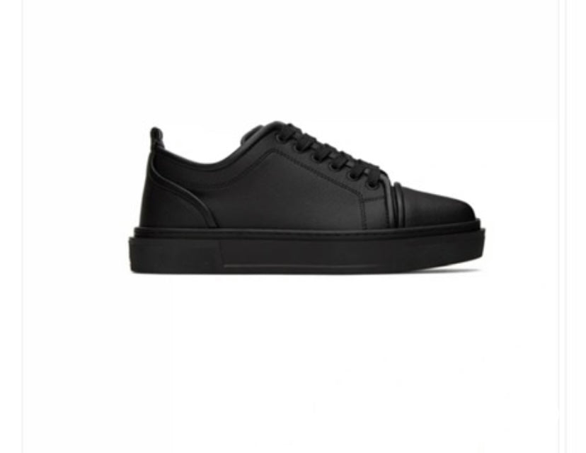 CHRISTIAN LOUBOUTIN Black Adolon Junior Sneaker