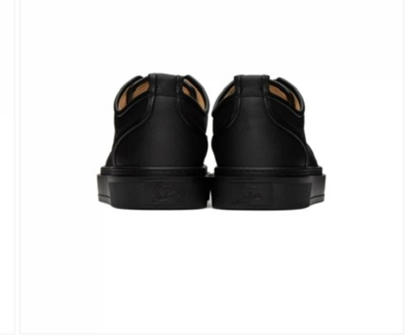 CHRISTIAN LOUBOUTIN Black Adolon Junior Sneaker