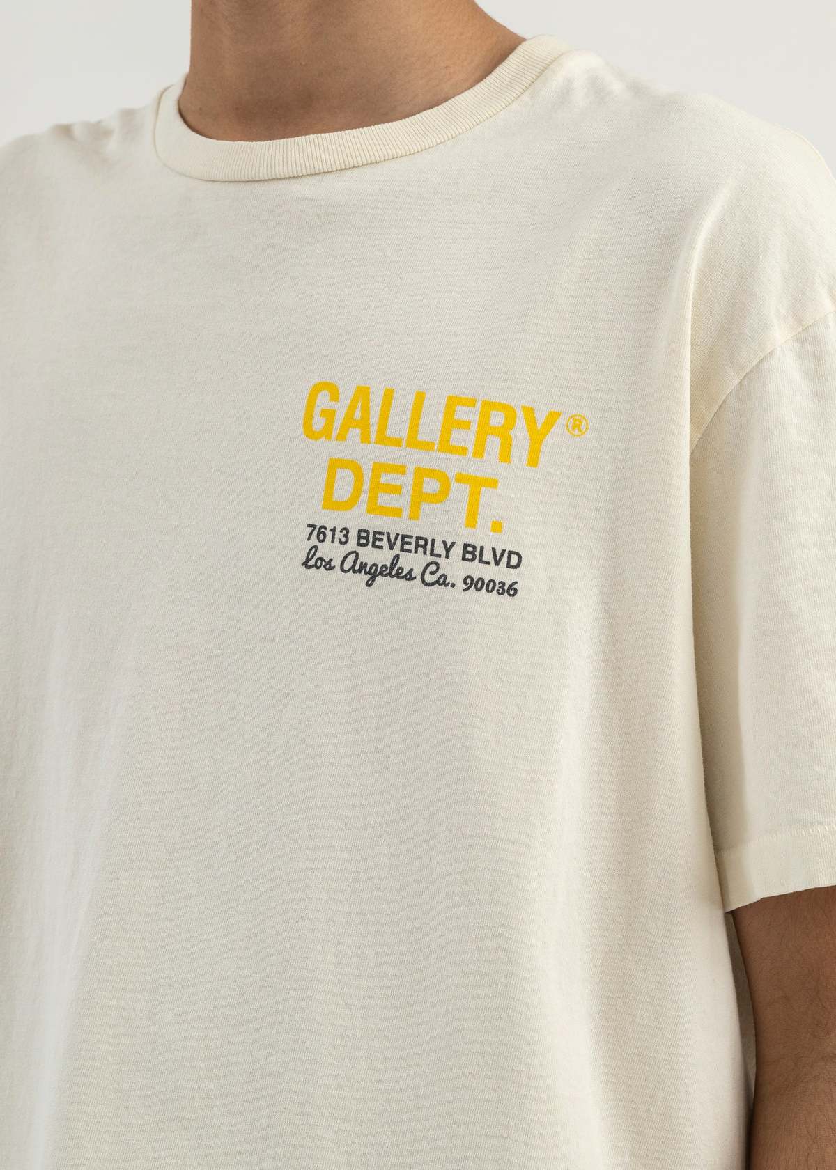 GALLERY DEPT. Cream Drive Thru Tee