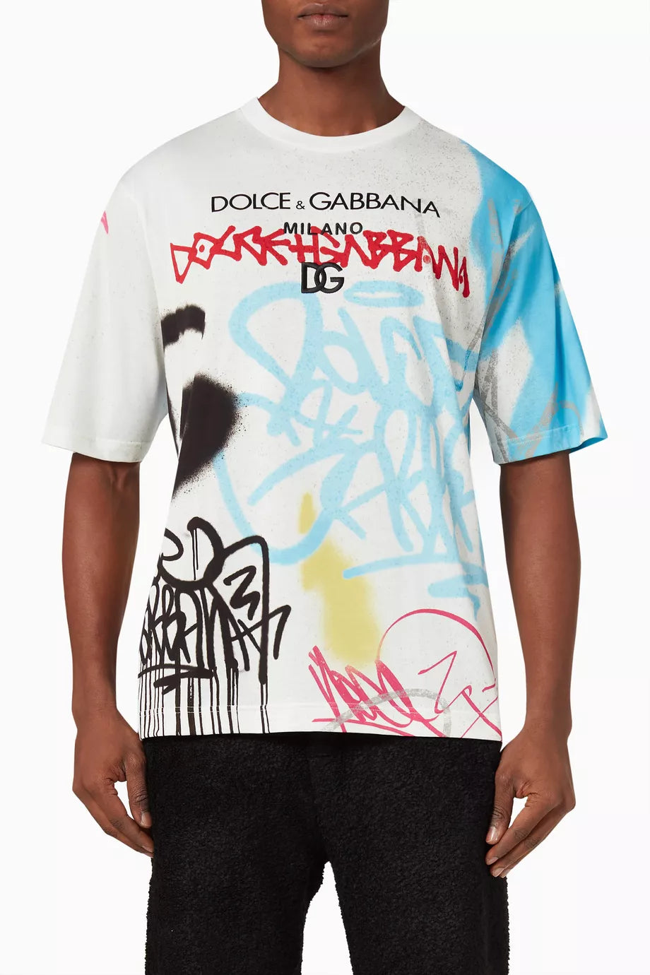 DOLCE & GABBANA
Spray Paint T-shirt in Cotton Jersey