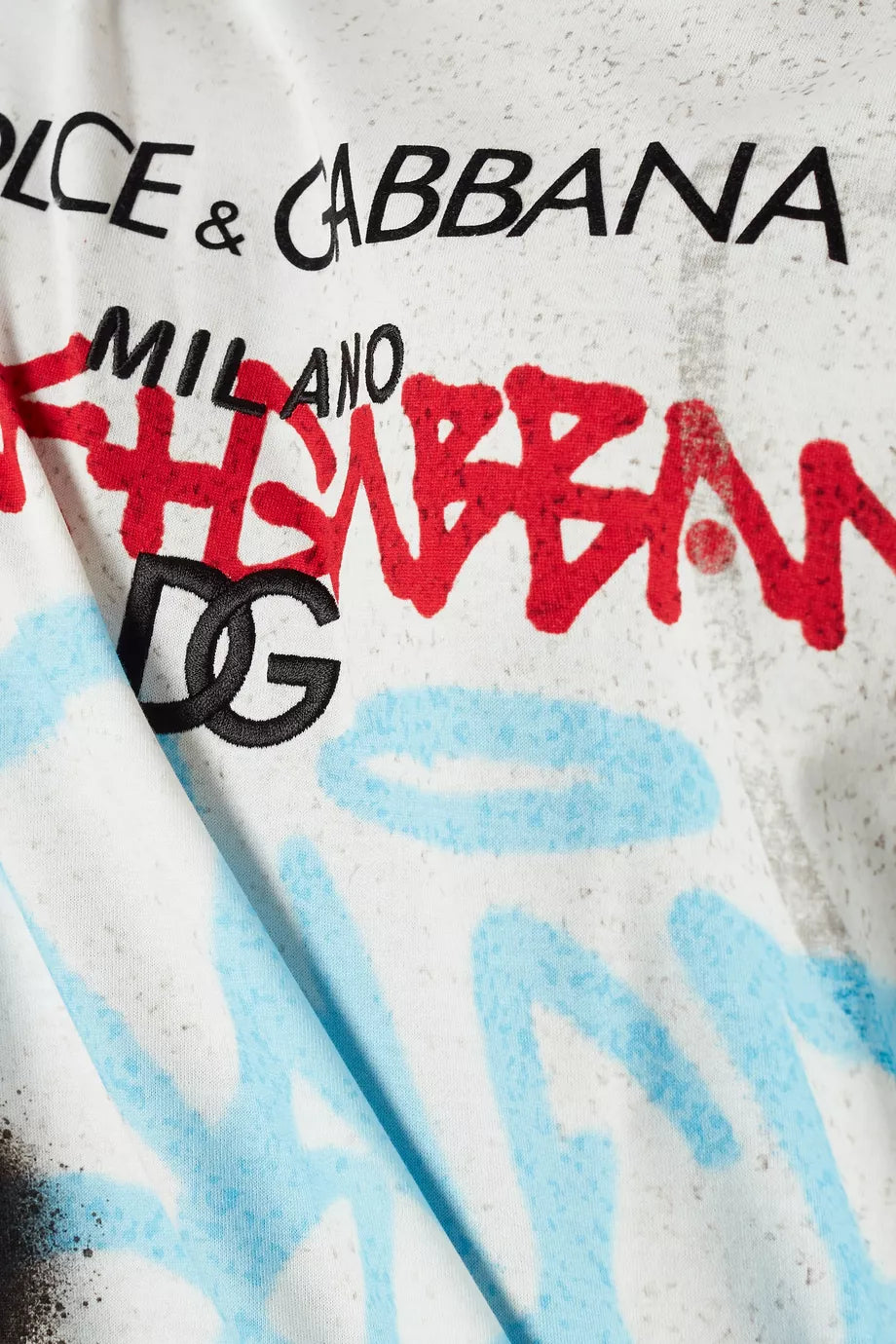 DOLCE & GABBANA
Spray Paint T-shirt in Cotton Jersey
