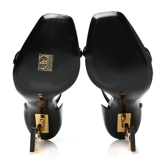 SAINT LAURENT
Patent Calfskin Opyum 110 Sandals