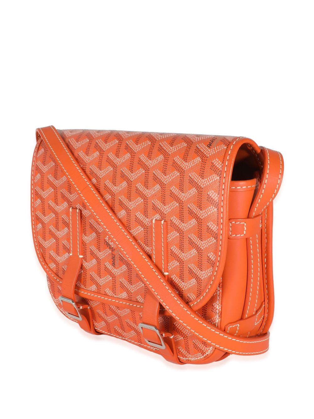 Goyard Arancione Goyardine Canvas Belvedere II PM