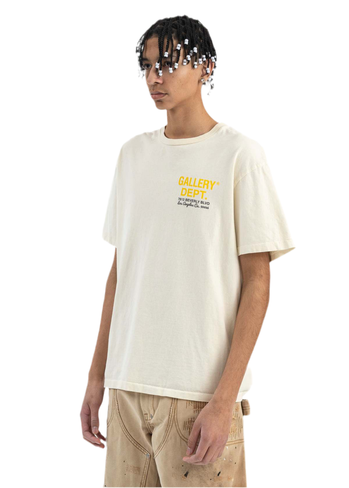GALLERY DEPT. Cream Drive Thru Tee