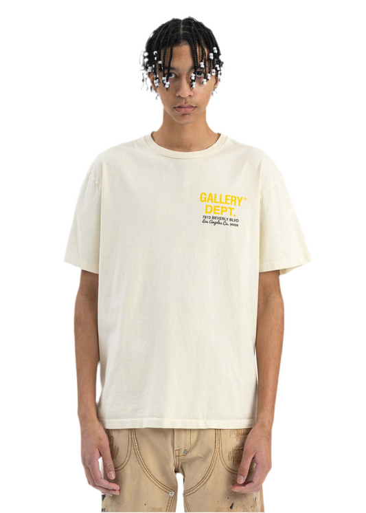 GALLERY DEPT. Cream Drive Thru Tee