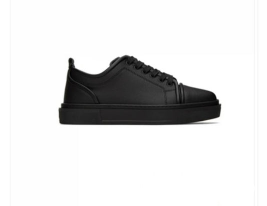 CHRISTIAN LOUBOUTIN Black Adolon Junior Sneaker