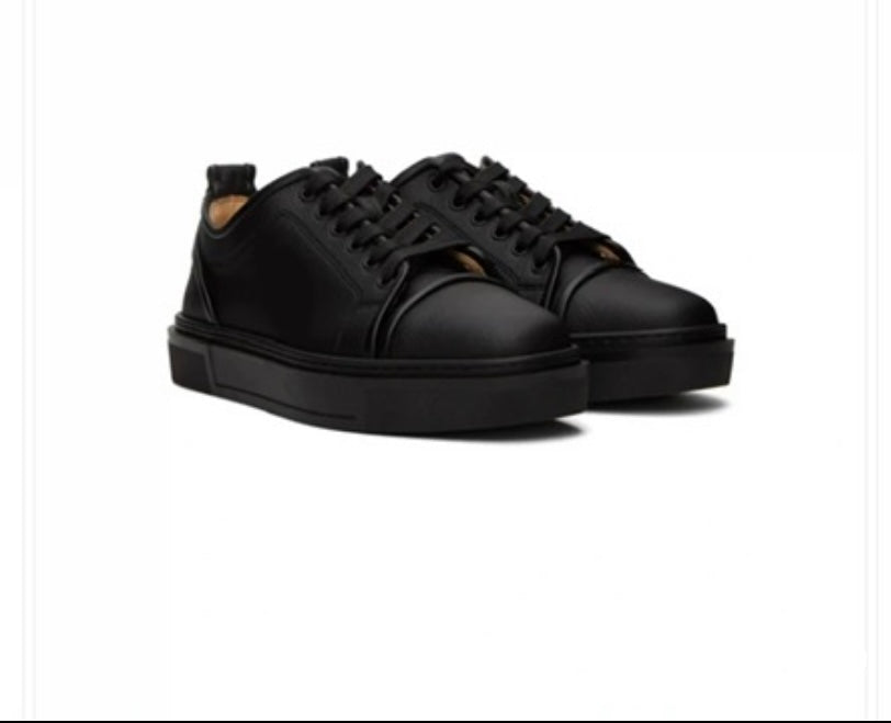 CHRISTIAN LOUBOUTIN Black Adolon Junior Sneaker